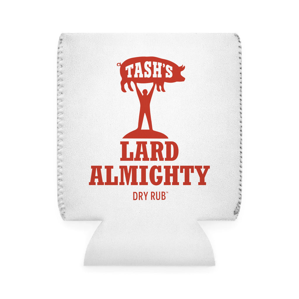 Tash’s Lard Almighty Dry Rub™ Can Cooler — For the Righteously Thirsty