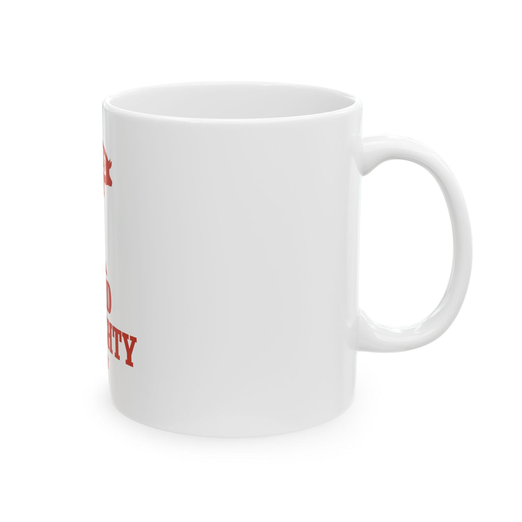 Ceramic Mug - Because Even Saints of Smoke Need Caffeine (11 oz/15 oz)